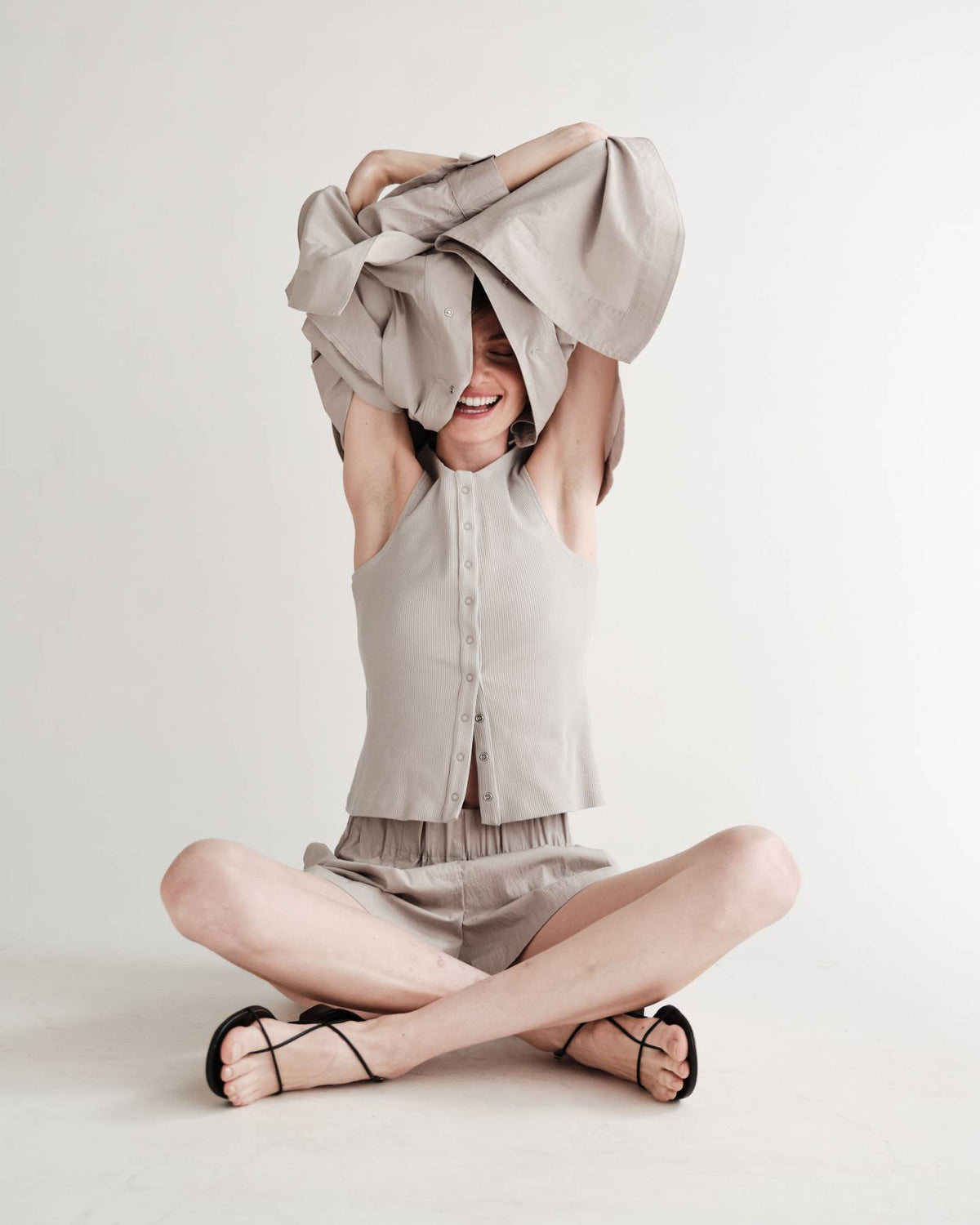 Etta Tank in Compact Cotton Modal Rib