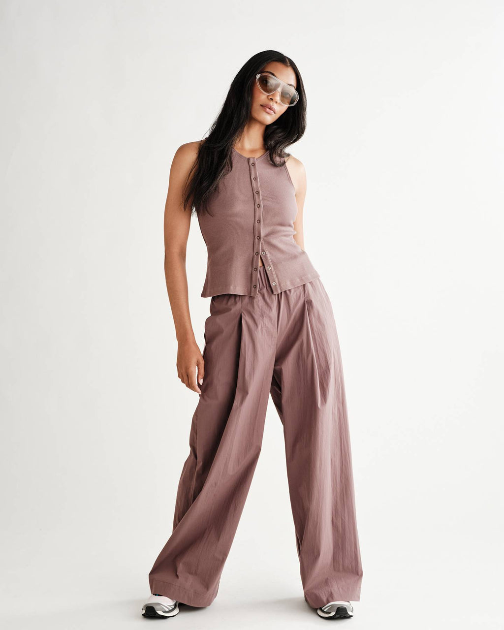 Morse Pant in Typewriter Cotton Nylon Poplin