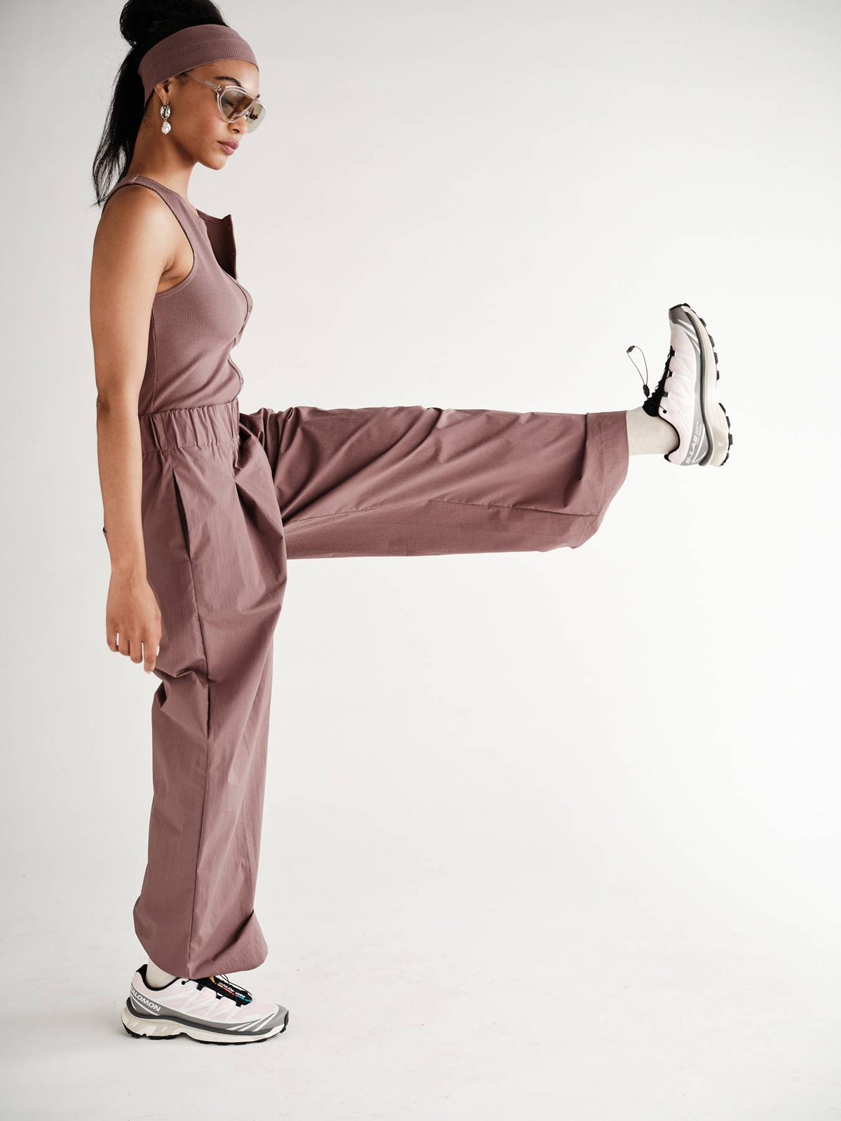 Morse Pant in Typewriter Cotton Nylon Poplin