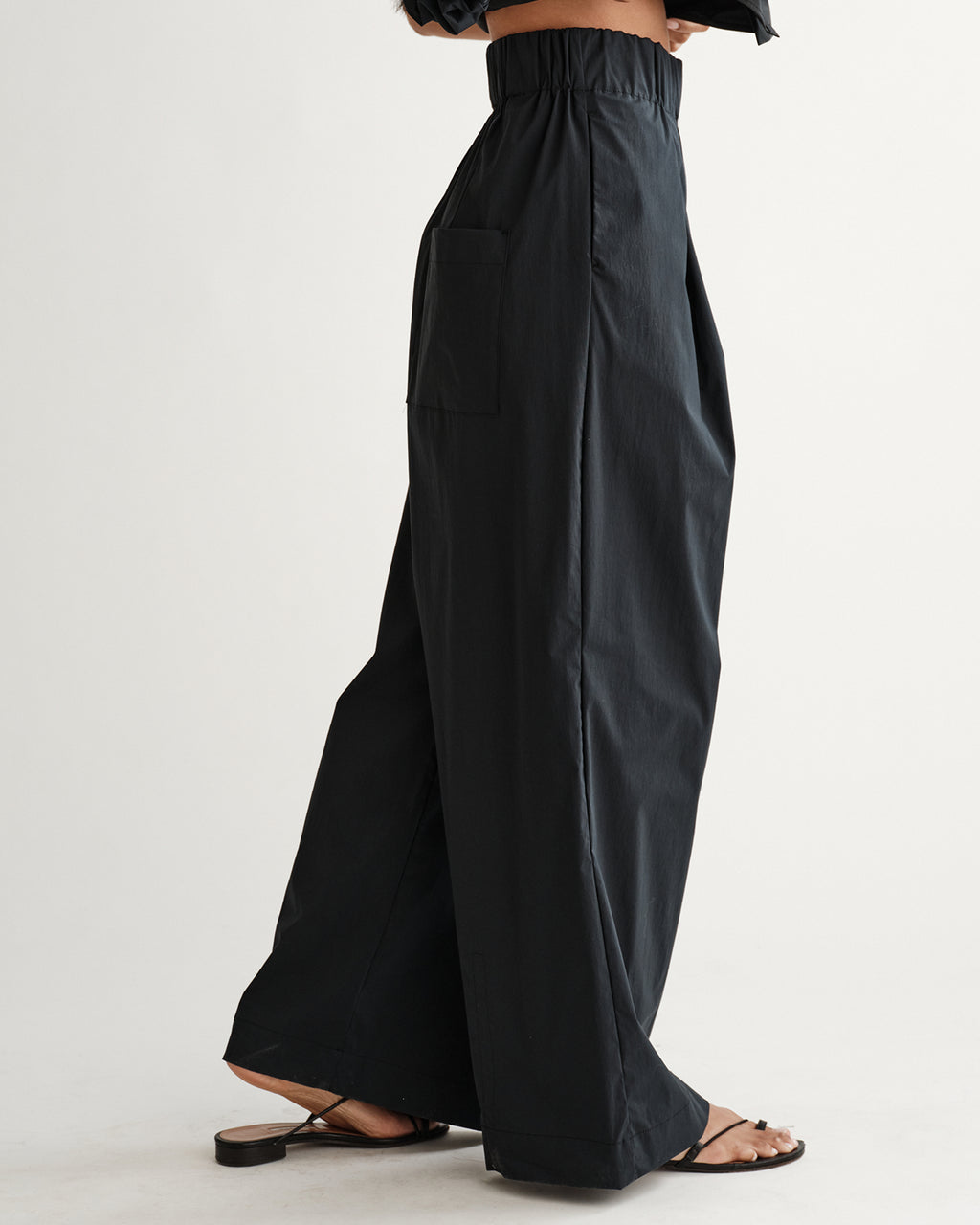 Morse Pant in Typewriter Cotton Nylon Poplin