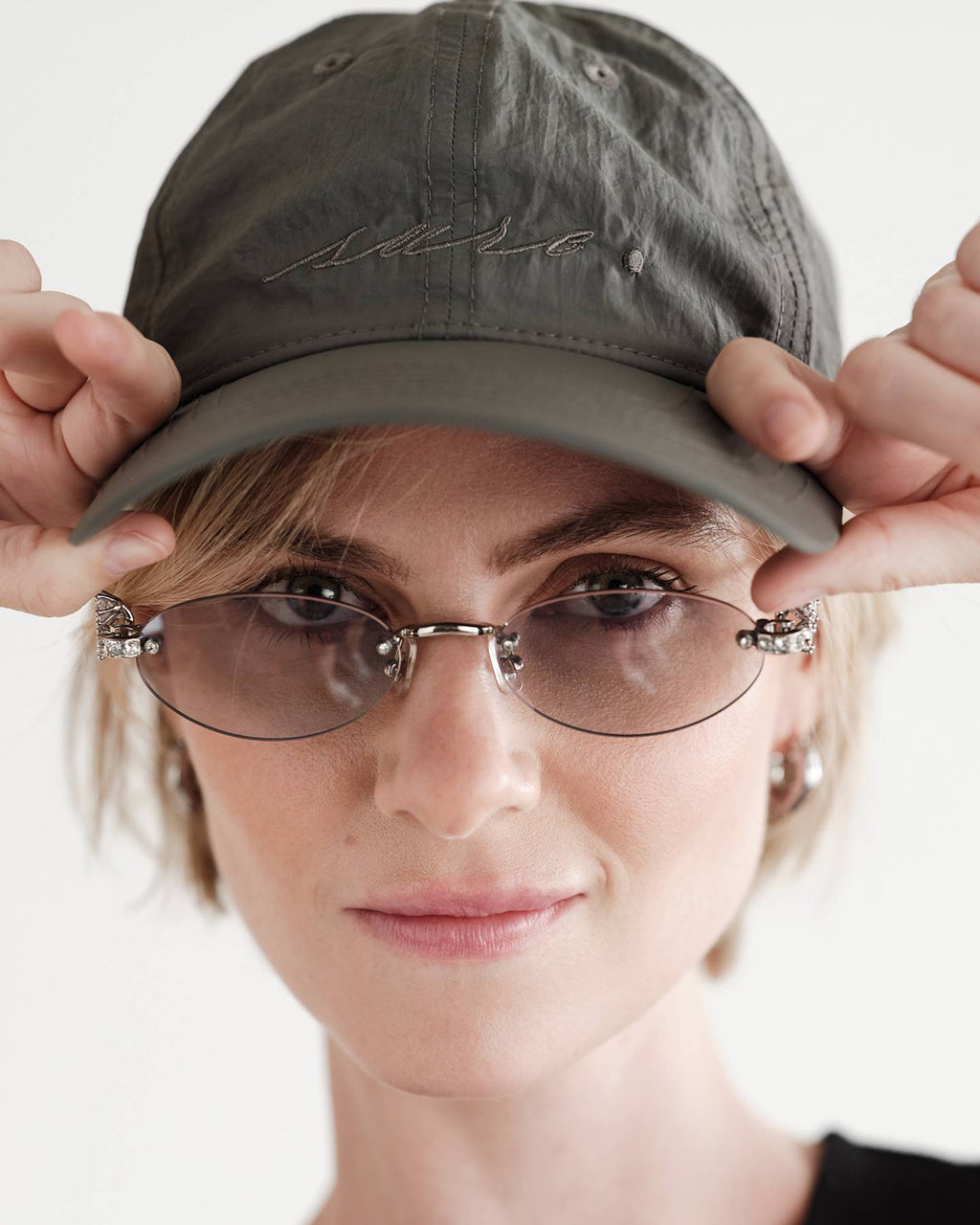 Sure. Cap in Crinkle Nylon