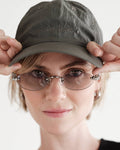 Sure. Cap in Crinkle Nylon