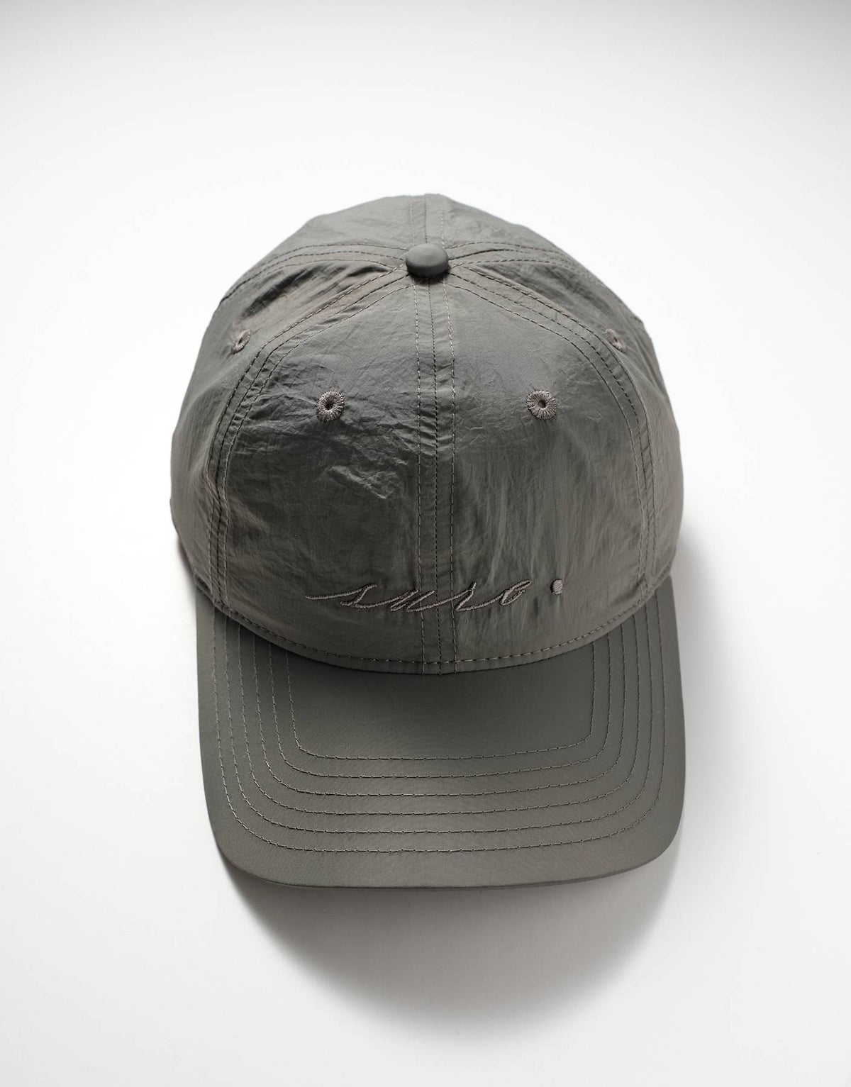 Sure. Cap in Crinkle Nylon